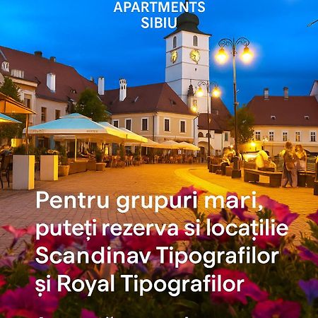 Tipografilor Residence Sibiu Exteriör bild
